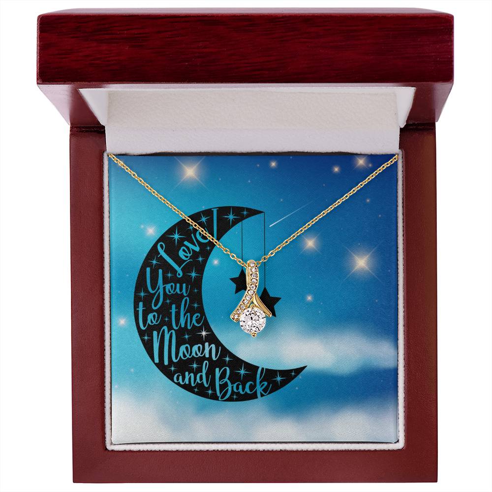 Love - To the moon and back - Alluring Beauty Necklace