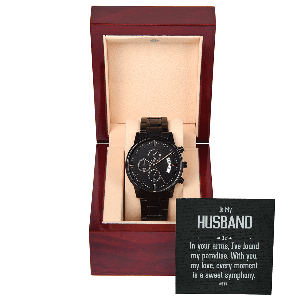To Husband - To my husband - Wooden Watch