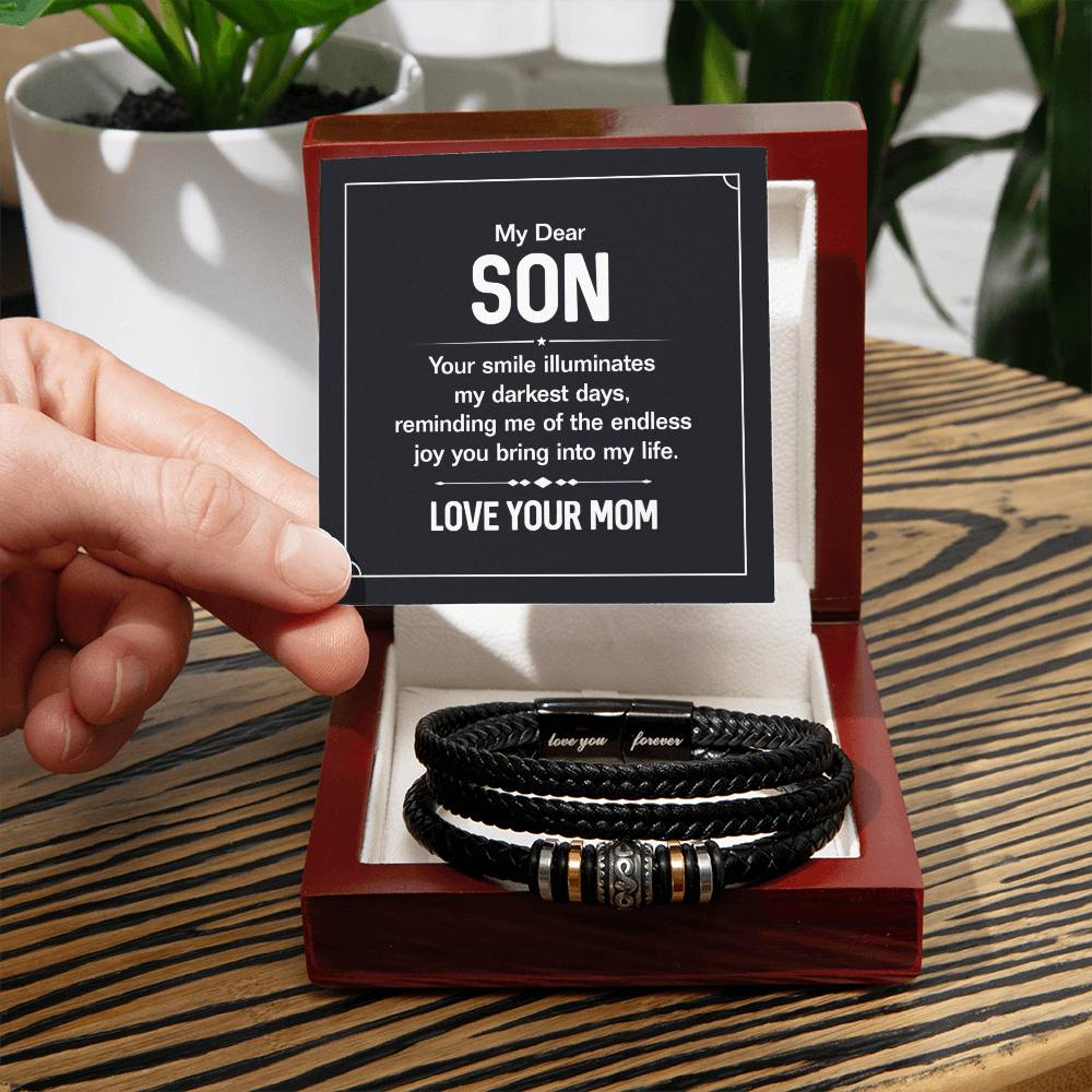 To Son - My dear Son - Love You Forever Bracelet
