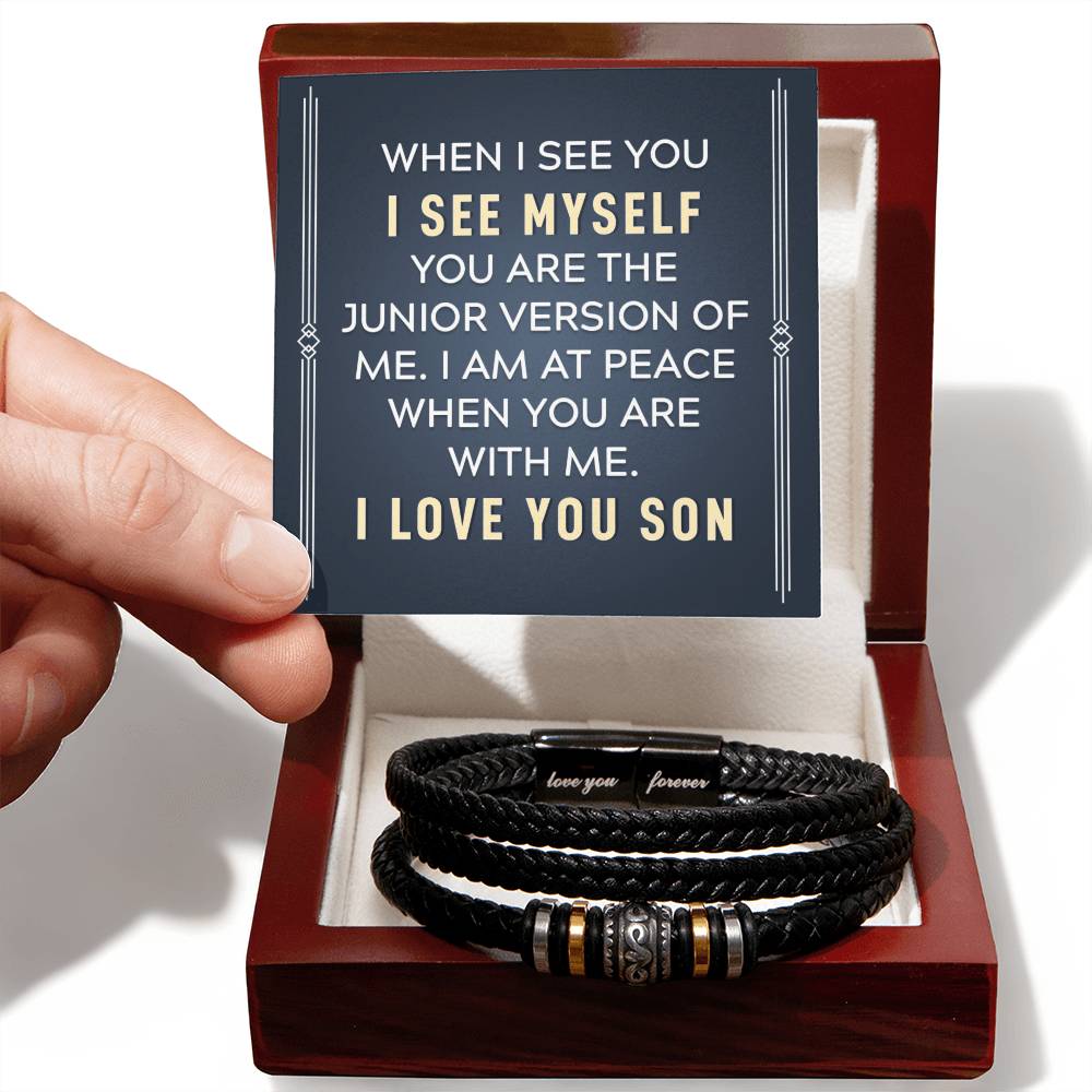 To Son - When I see you - Love You Forever Bracelet