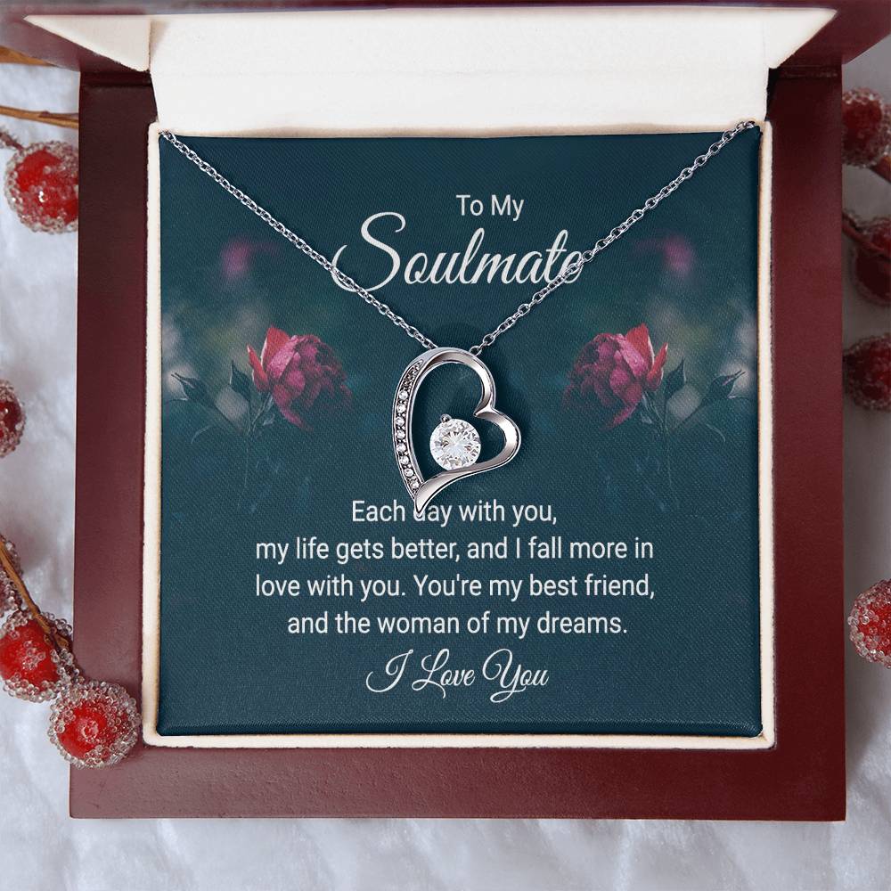 To Soulmate - Each day with you - Forever Love Necklace