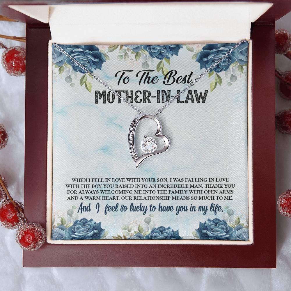 To Mother In Law - When I fell in love - Forever Love Necklace