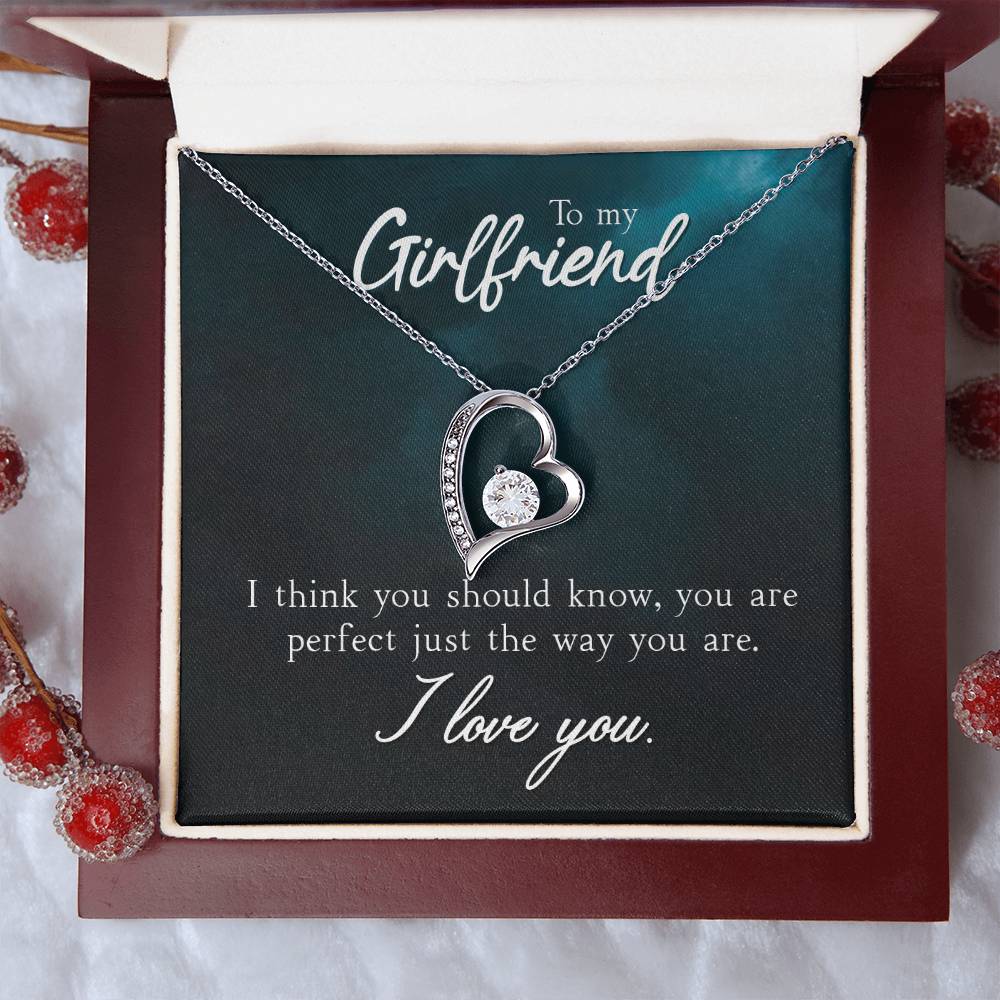 To Girlfriend - I think you - Forever Love Necklace