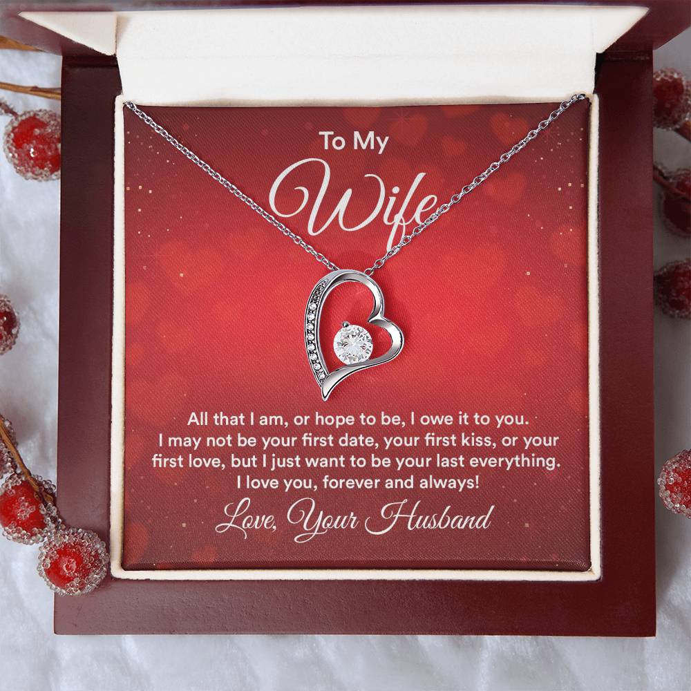 To Wife - All that I am - Forever Love Necklace