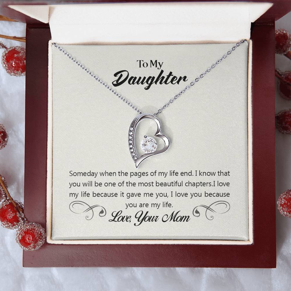 To Daughter - Someday when - Forever Love Necklace