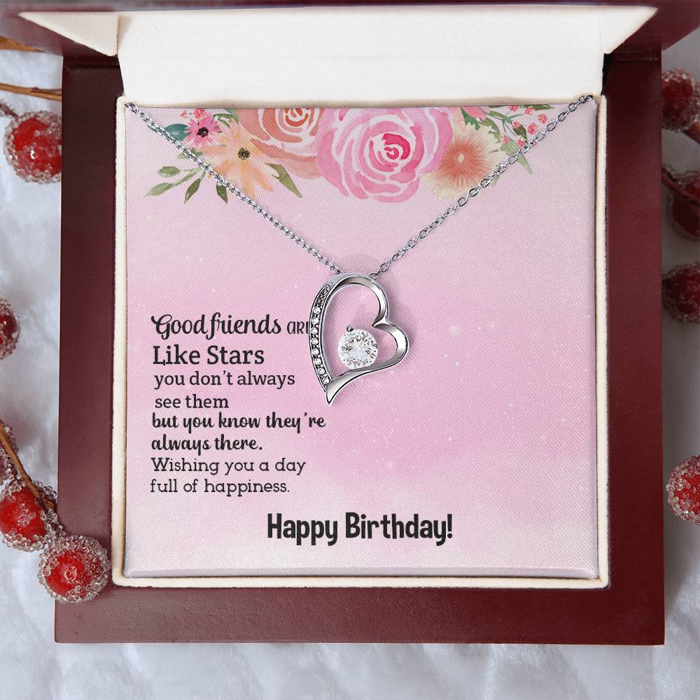 Birthday - Good friends - Forever Love Necklace