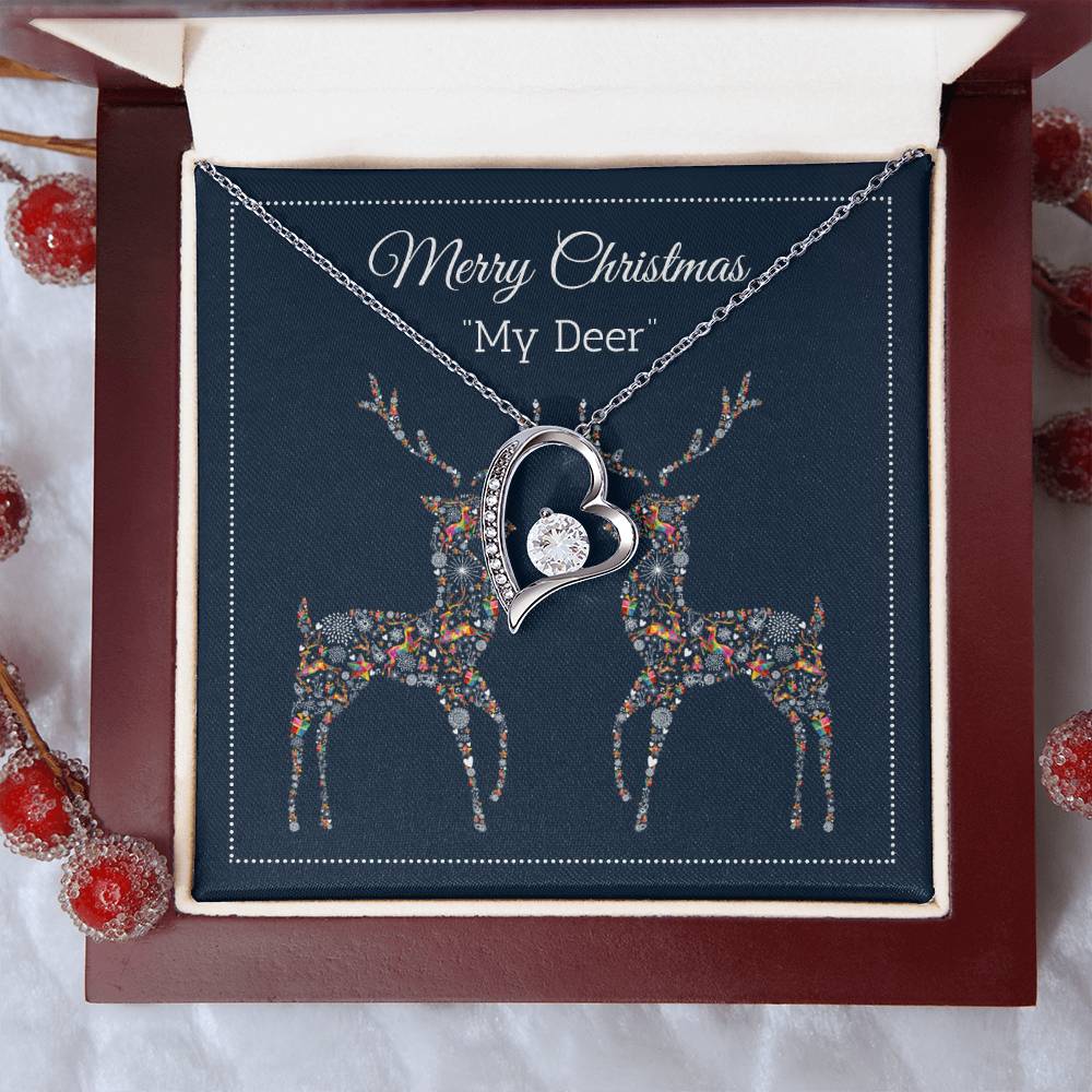 My Deer - Merry Christmas - Forever Love Necklace