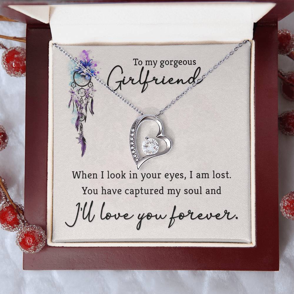 To Girlfriend - When I look - Forever Love Necklace