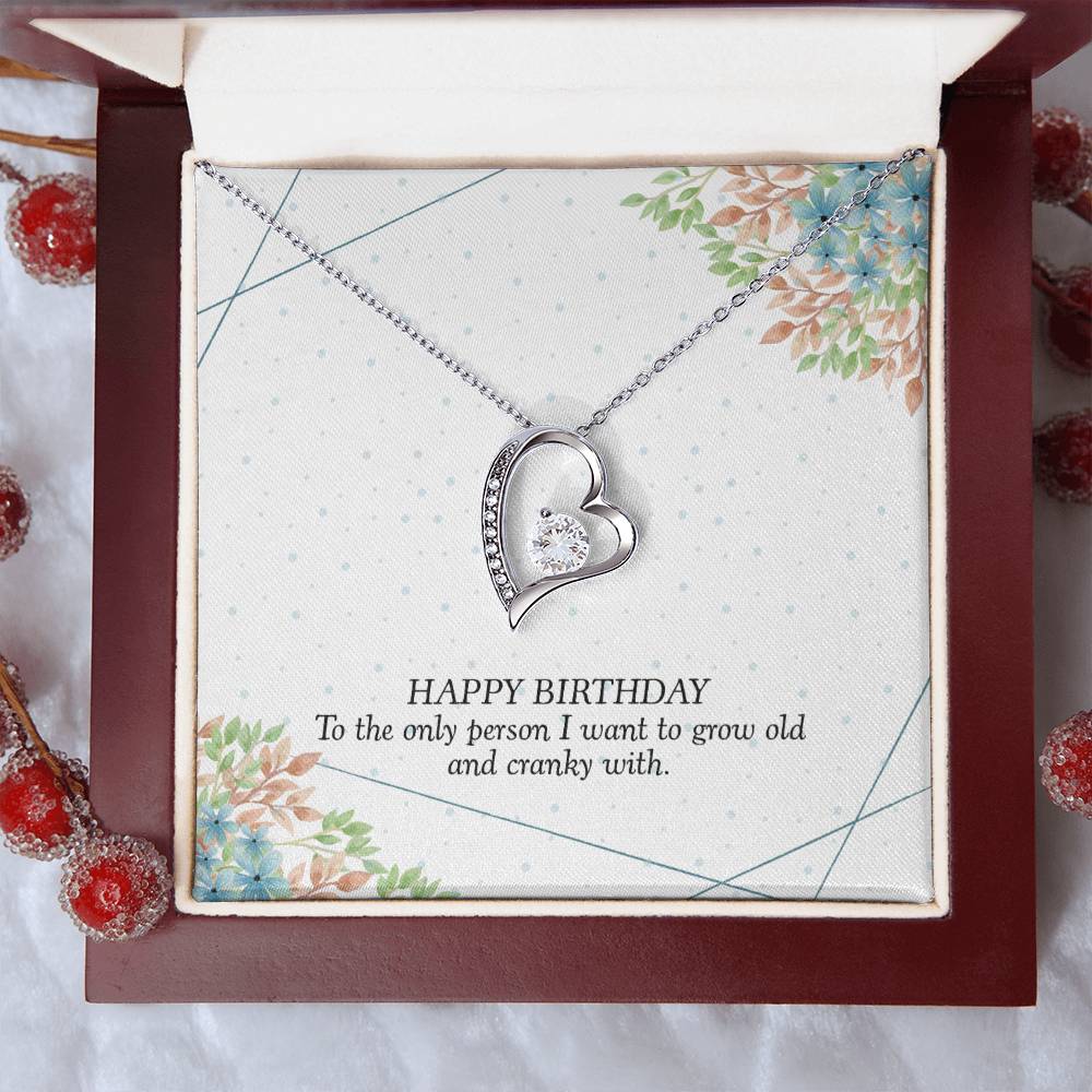 Birthday - To the only person - Forever Love Necklace