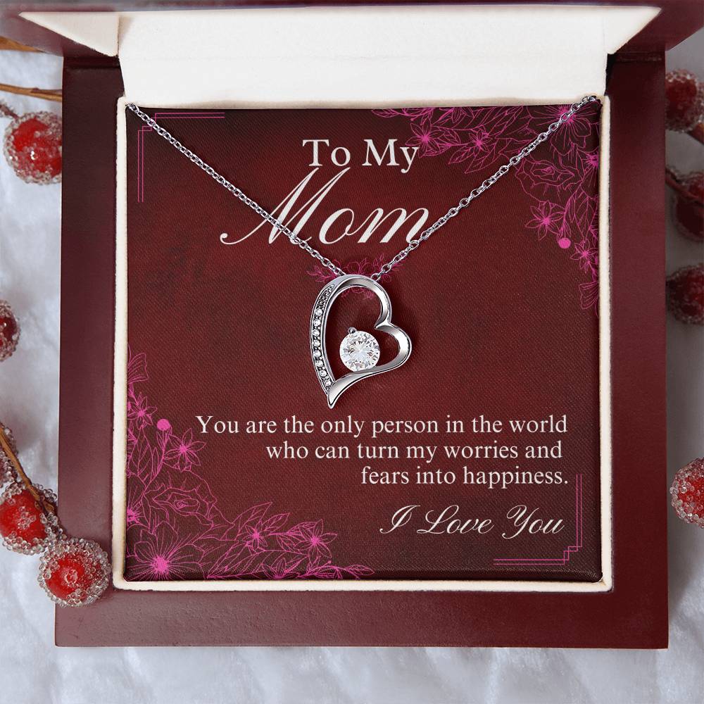 To Mom - You are - Forever Love Necklace