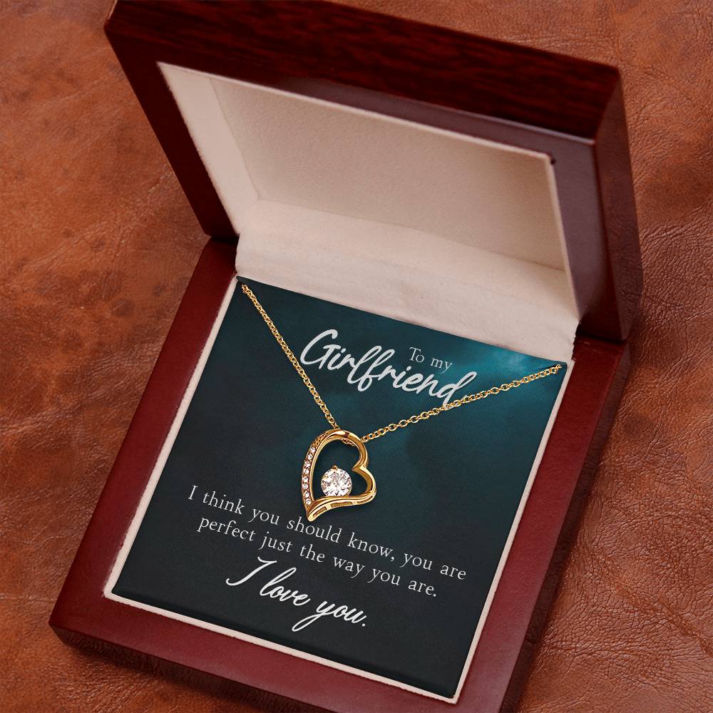 To Girlfriend - I think you - Forever Love Necklace