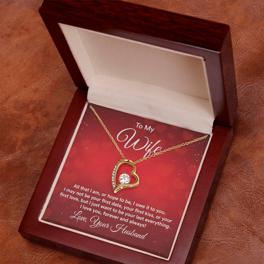 To Wife - All that I am - Forever Love Necklace