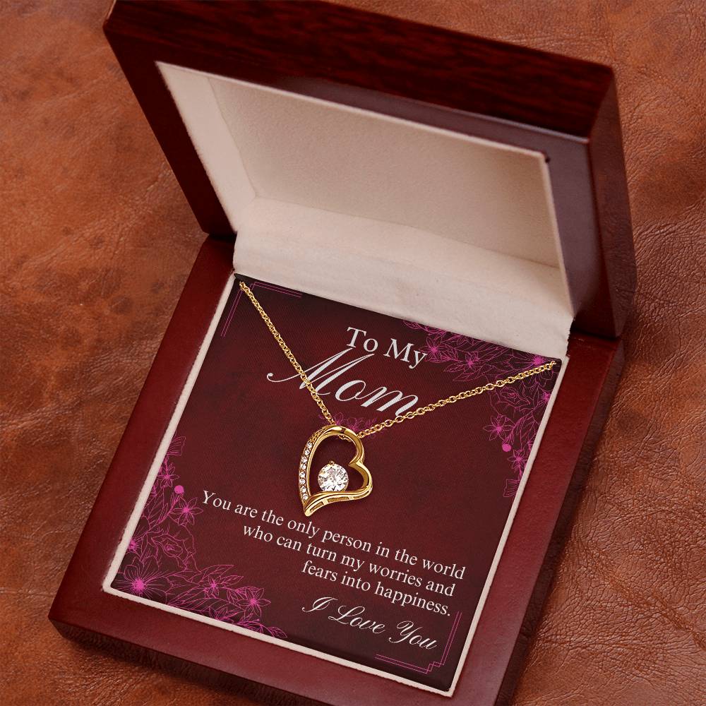 To Mom - You are - Forever Love Necklace