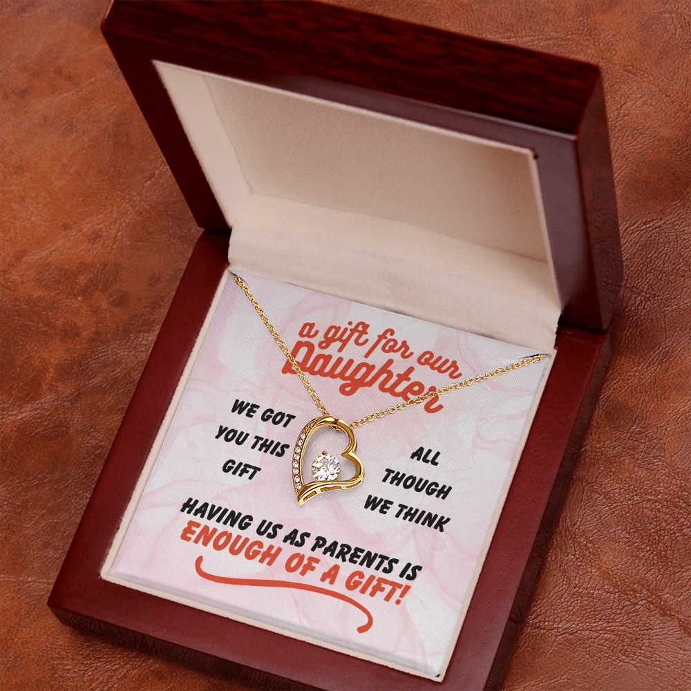 A gift for our daughter - We got you this - Forever Love Necklace