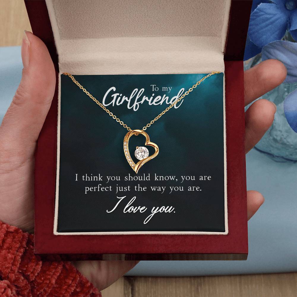 To Girlfriend - I think you - Forever Love Necklace