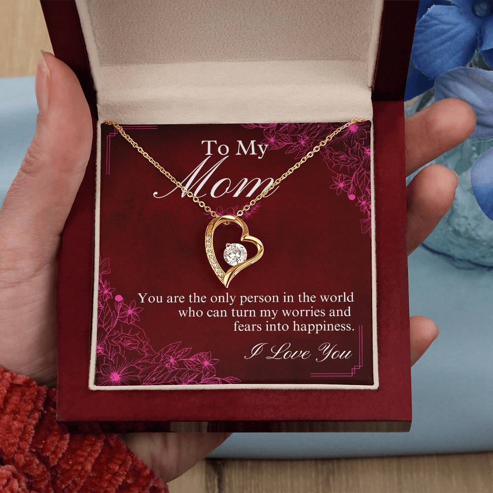 To Mom - You are - Forever Love Necklace