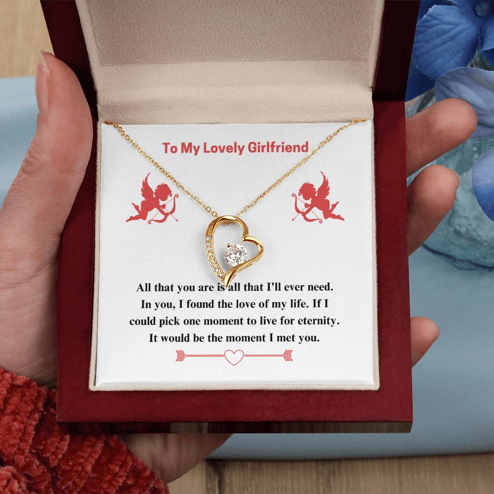 To Girlfriend - If I could - Forever Love Necklace