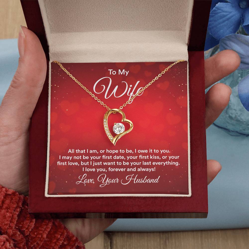 To Wife - All that I am - Forever Love Necklace