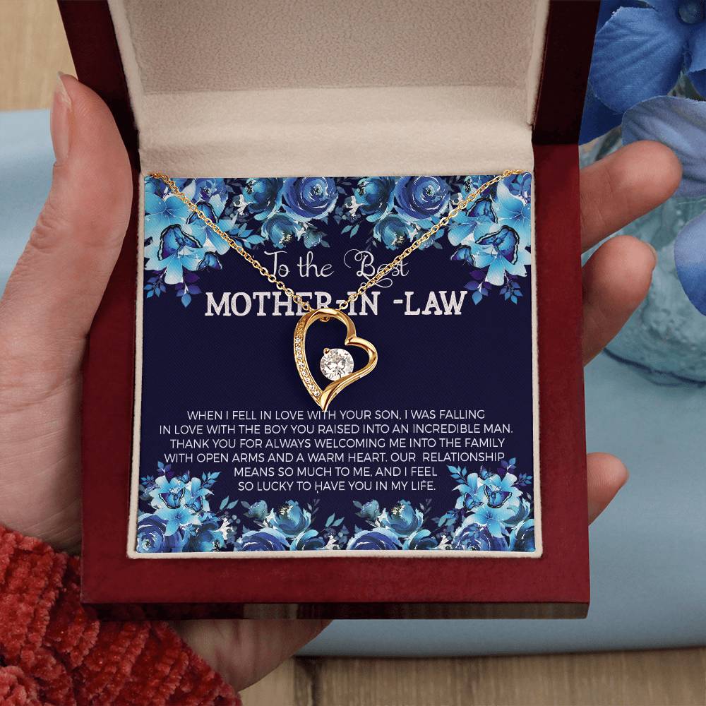 To Mother In Law - When I fell in love - Forever Love Necklace