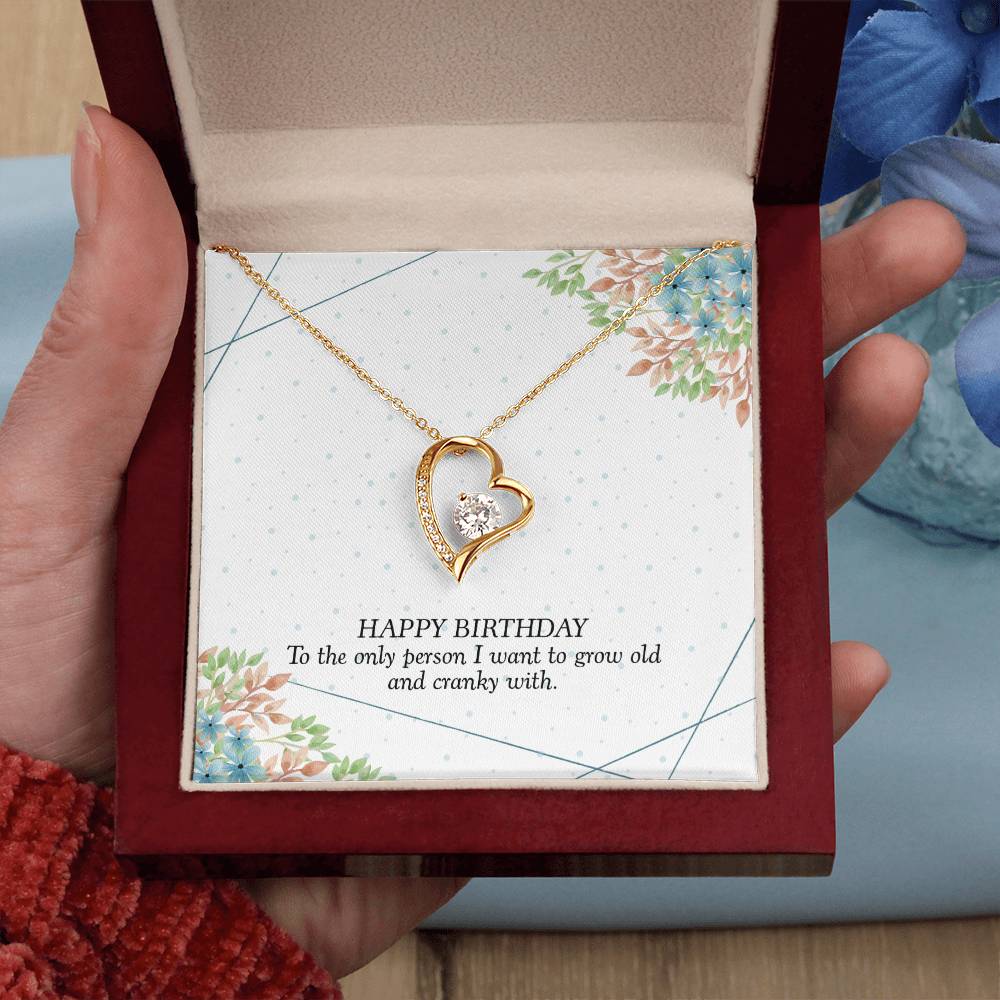 Birthday - To the only person - Forever Love Necklace