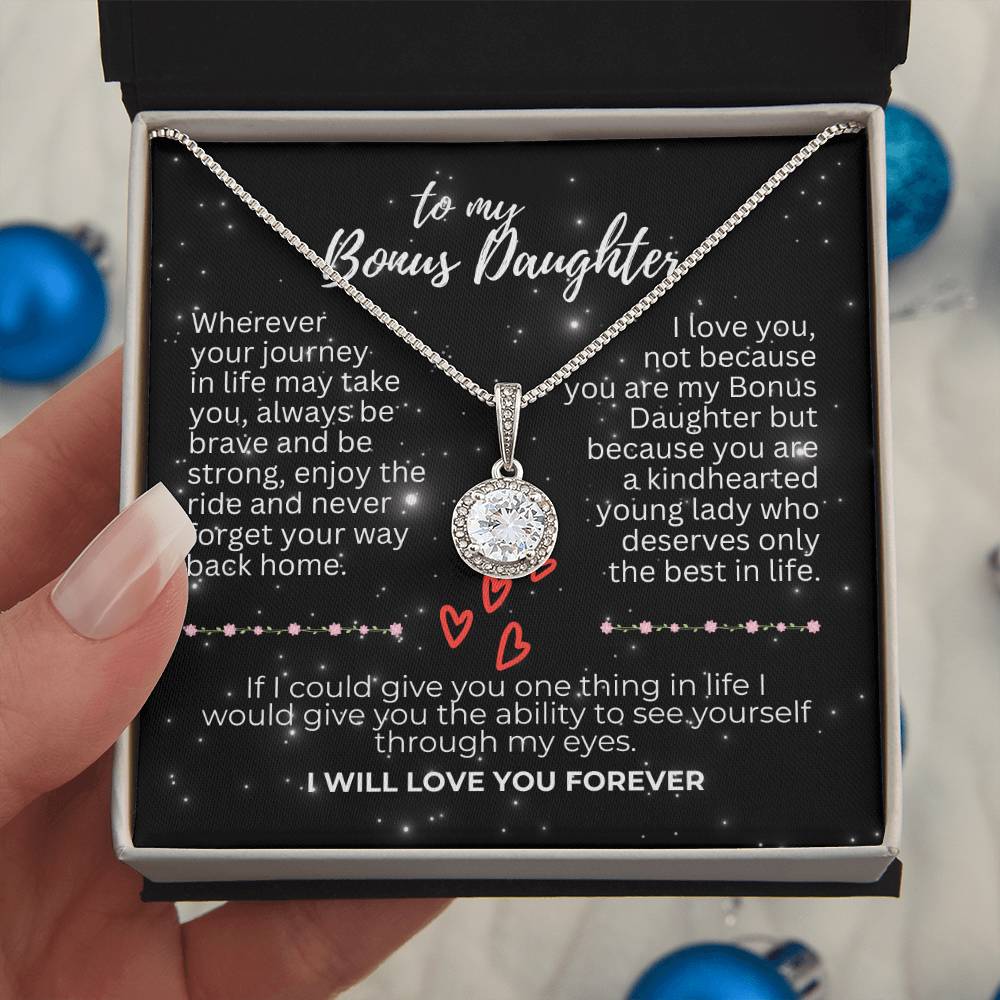 To BonusDaughter - Wherever your journey - Eternal Hope Necklace