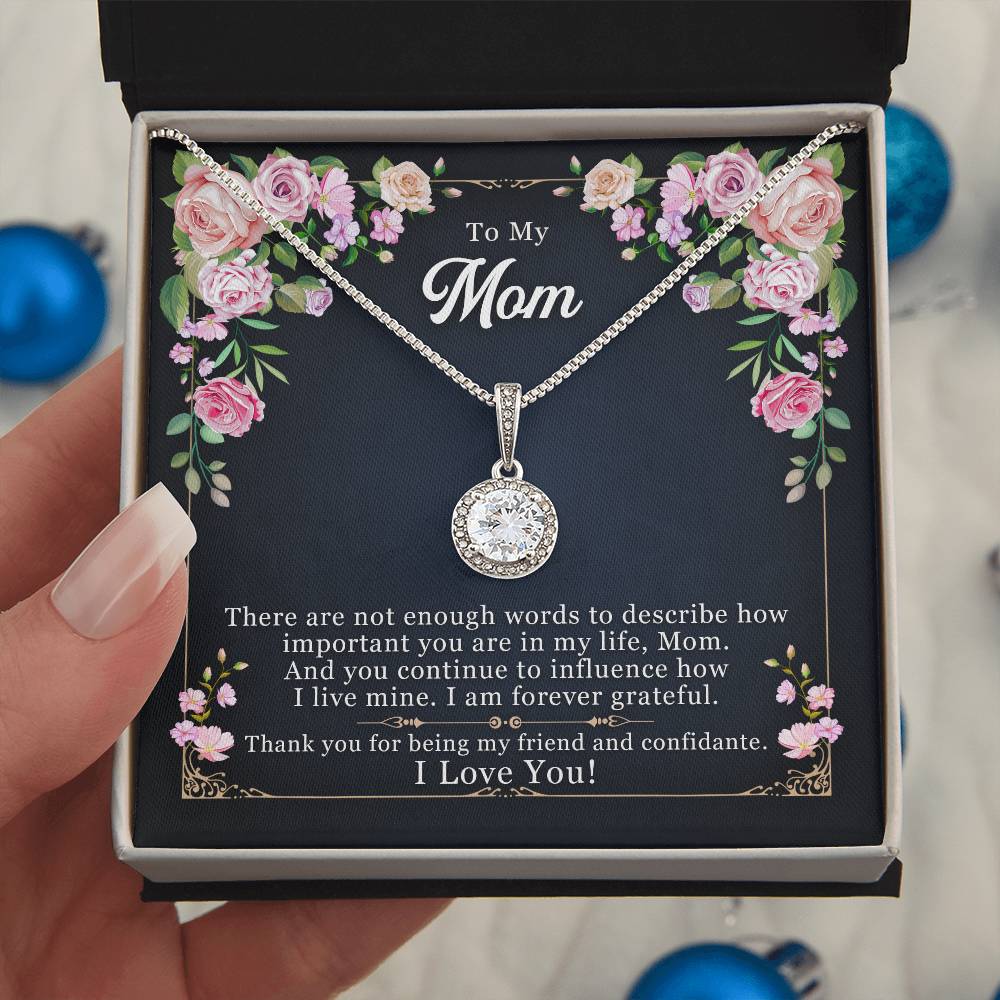 To Mom - There are not enough - Eternal Hope Necklace