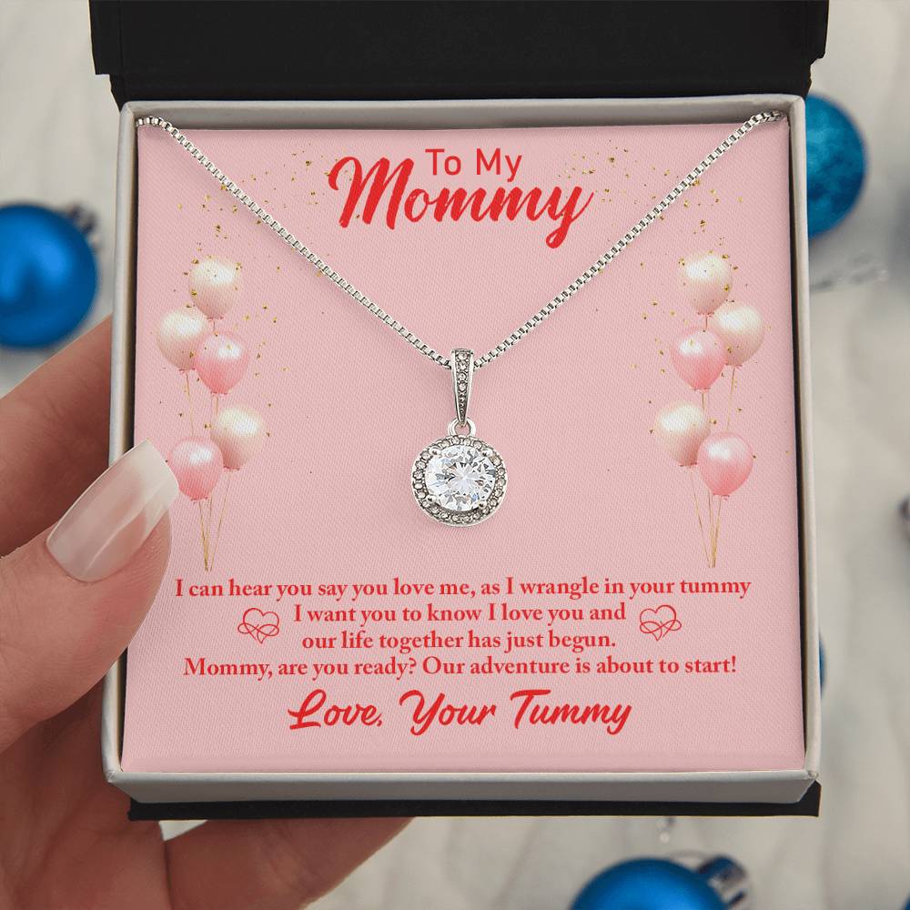 To Mom - I can hear - Eternal Hope Necklace