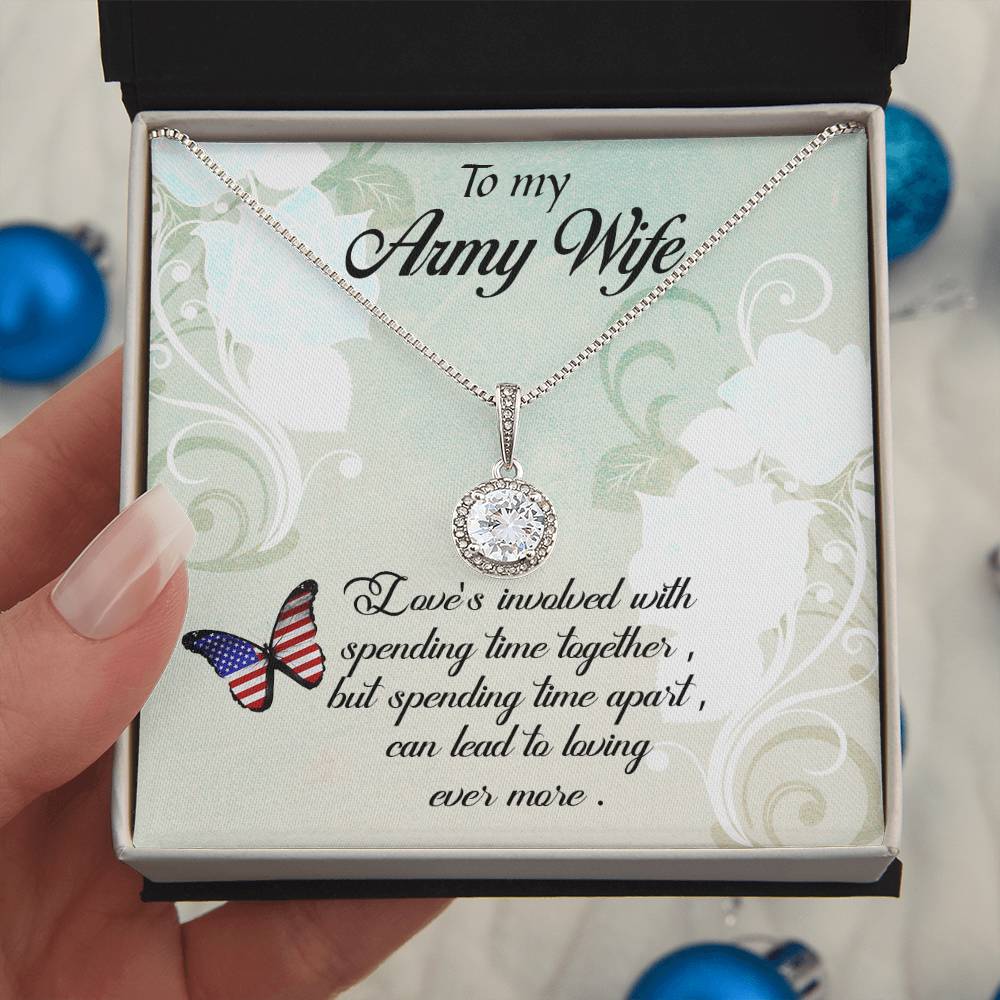 To Army Wife - Love's involved - Eternal Hope Necklace