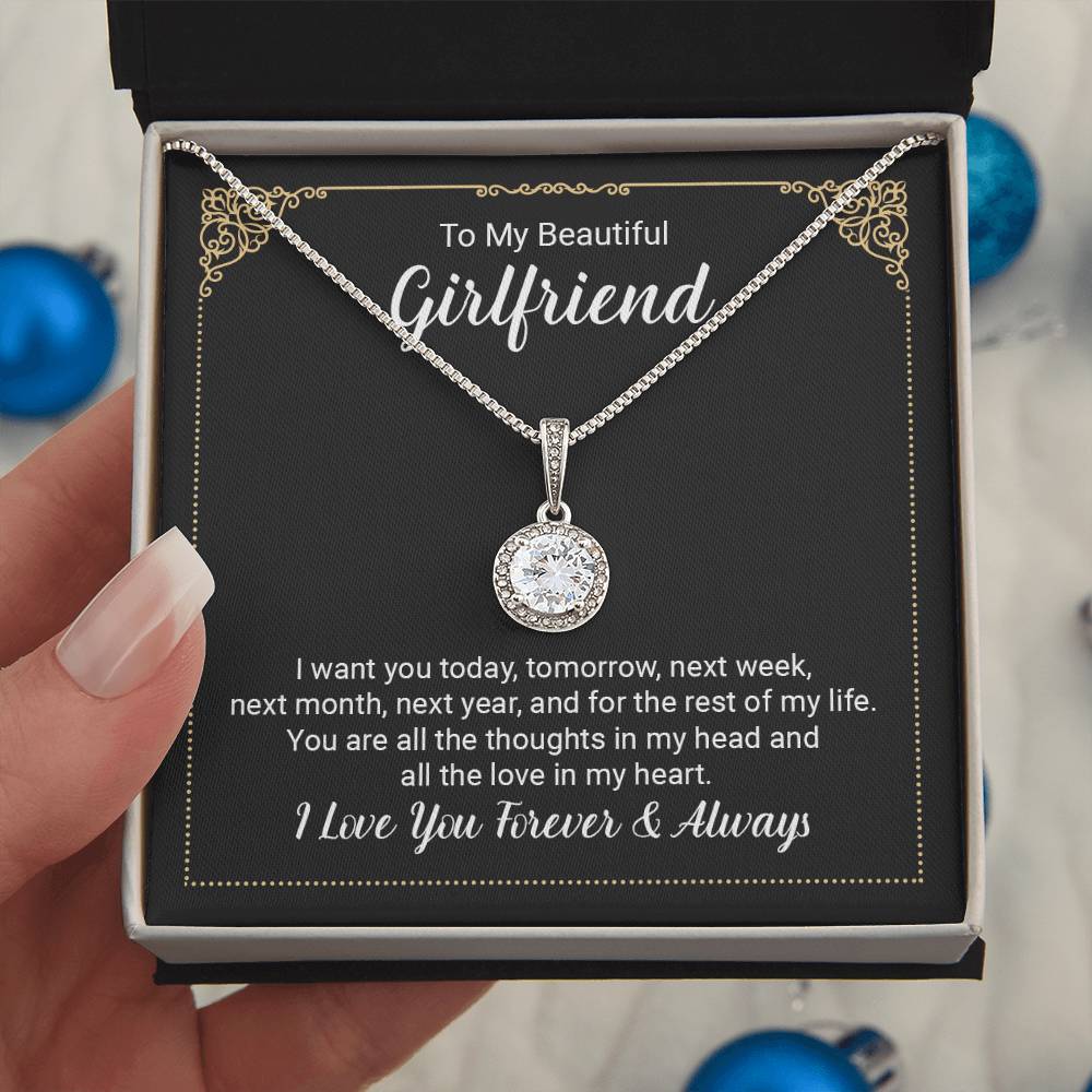 To Girlfriend - I want you today - Eternal Hope Necklace