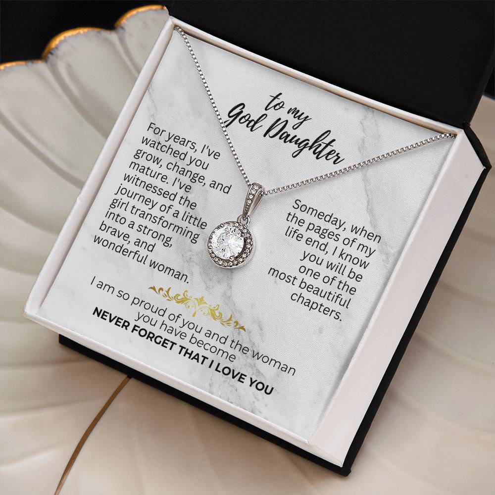 To God Daughter - For years - Eternal Hope Necklace