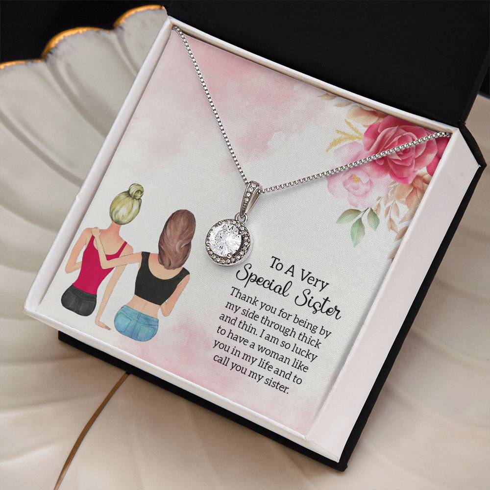 To Sister - Thank you - Eternal Hope Necklace