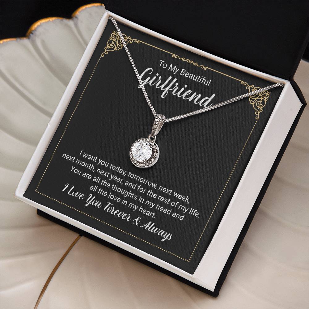 To Girlfriend - I want you today - Eternal Hope Necklace