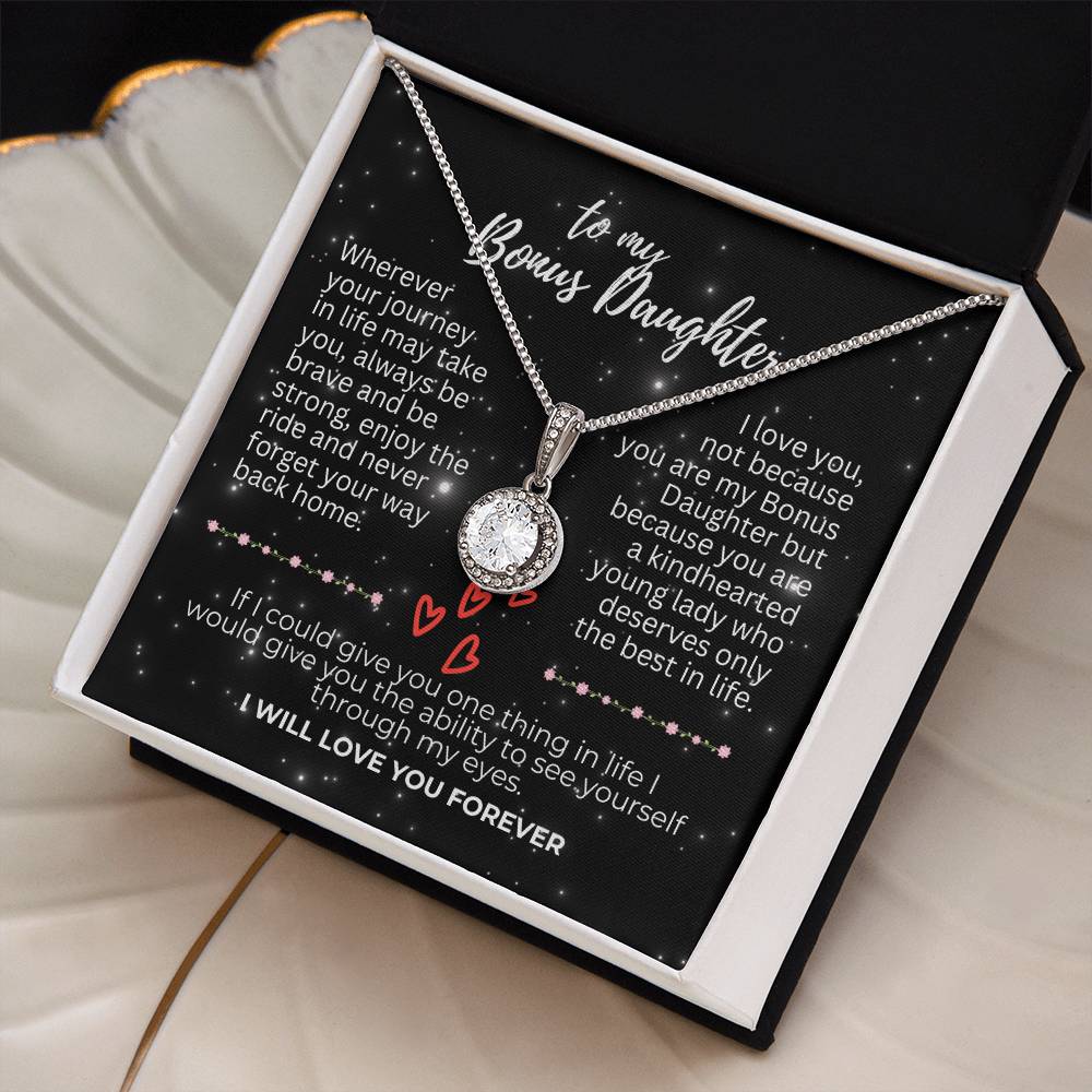 To BonusDaughter - Wherever your journey - Eternal Hope Necklace