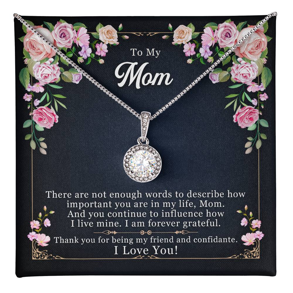 To Mom - There are not enough - Eternal Hope Necklace