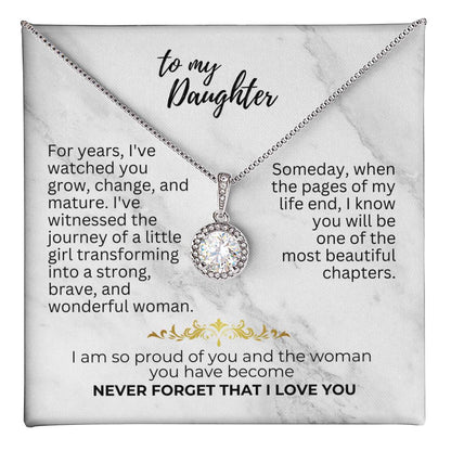 To Daughter - For years - Eternal Hope Necklace