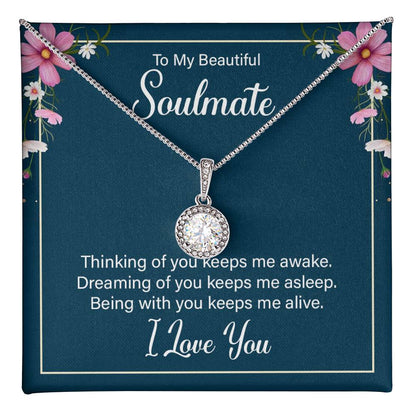 To Soulmate - Thinking of you - Eternal Hope Necklace