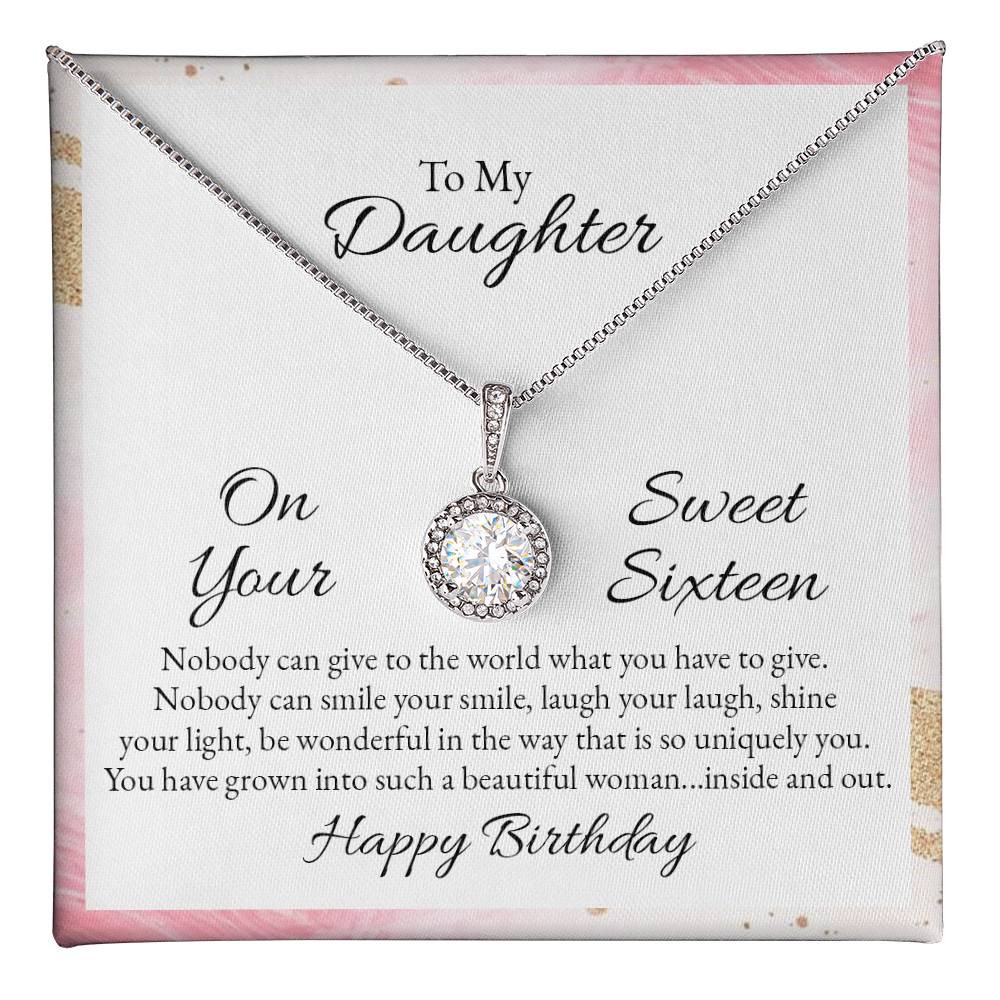 To Daughter - On your sweet sixteen - Eternal Hope Necklace