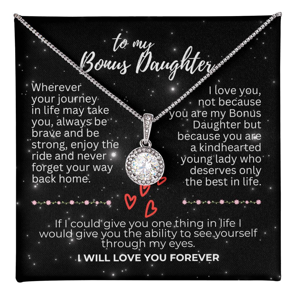 To BonusDaughter - Wherever your journey - Eternal Hope Necklace