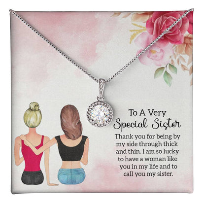 To Sister - Thank you - Eternal Hope Necklace