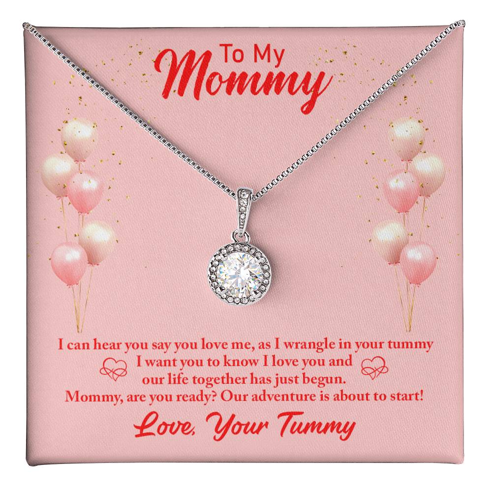 To Mom - I can hear - Eternal Hope Necklace