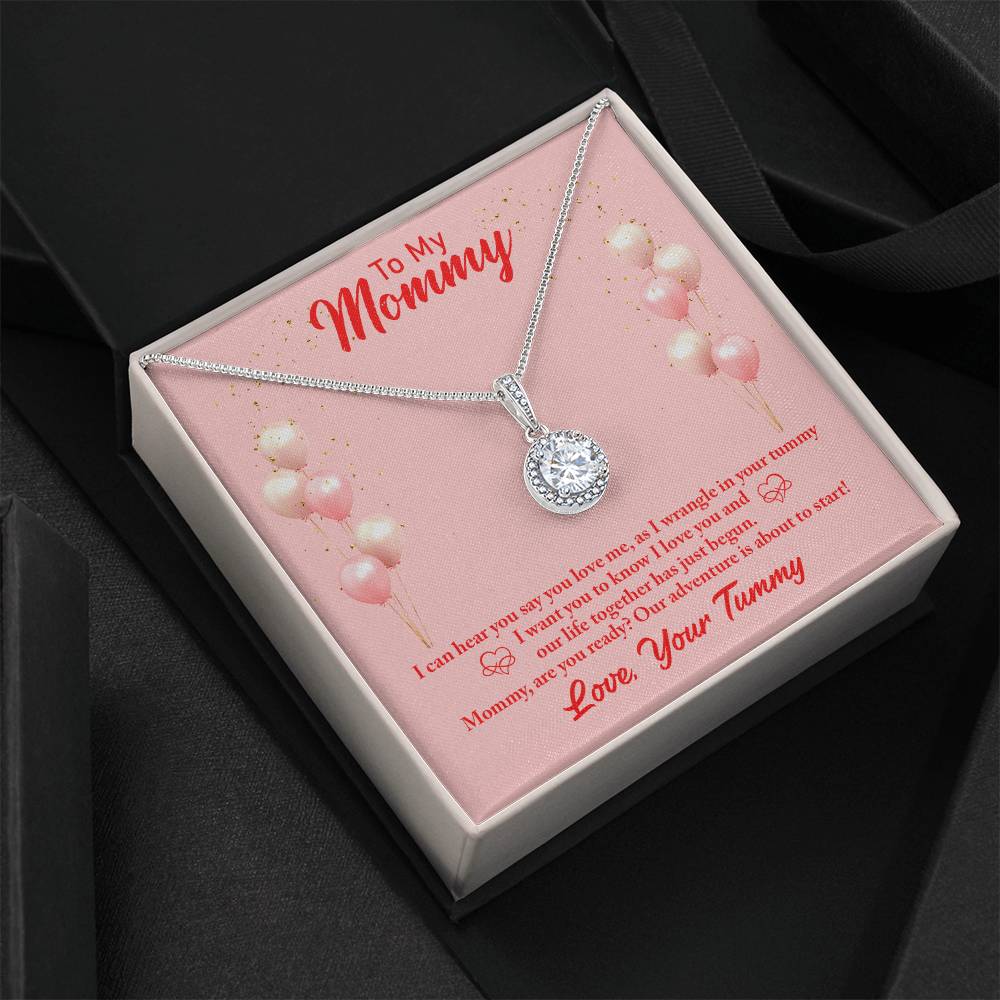 To Mom - I can hear - Eternal Hope Necklace