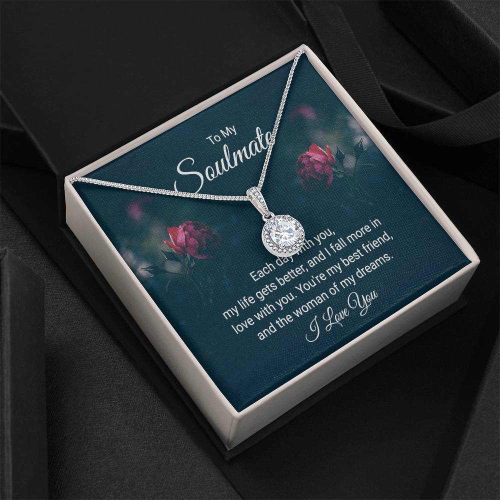 To Soulmate - Each day with you - Eternal Hope Necklace