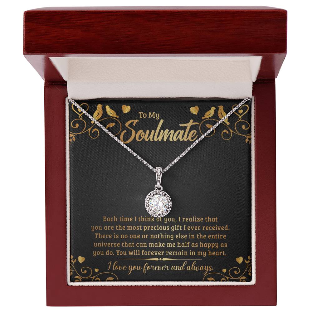 To Soulmate - Each time I think - Eternal Hope Necklace