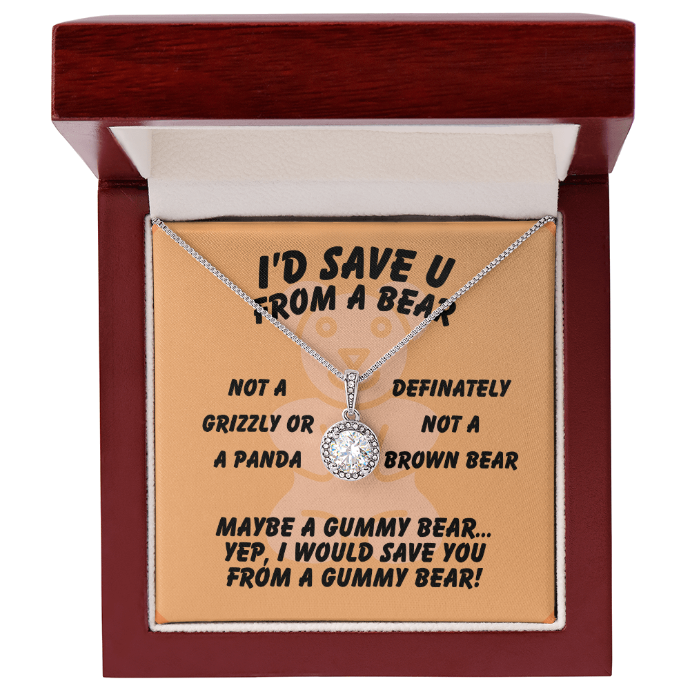 I'd save U - From a bear - Eternal Hope Necklace