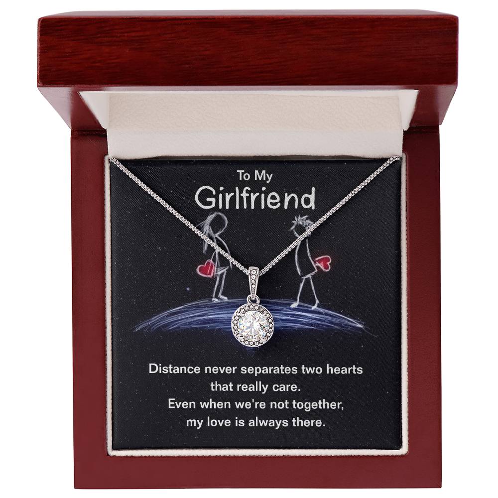 To Girlfriend - Distance never separates - Eternal Hope Necklace