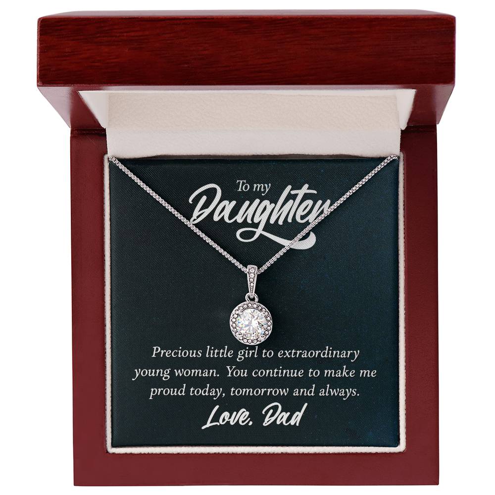 To Daughter - Precious little girl - Eternal Hope Necklace