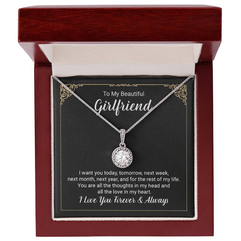 To Girlfriend - I want you today - Eternal Hope Necklace