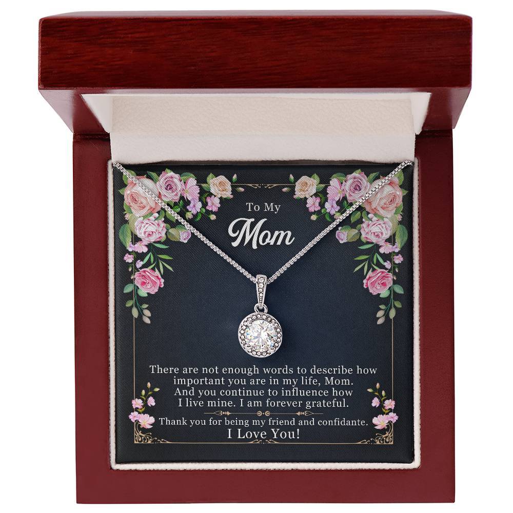 To Mom - There are not enough - Eternal Hope Necklace