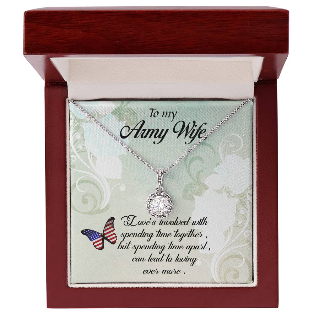 To Army Wife - Love's involved - Eternal Hope Necklace