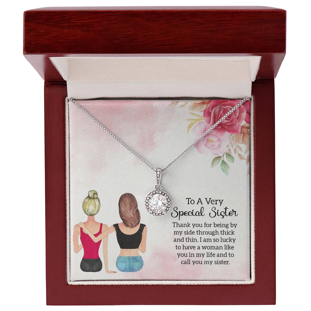 To Sister - Thank you - Eternal Hope Necklace